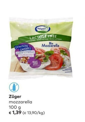 Züger mozzarella 100g