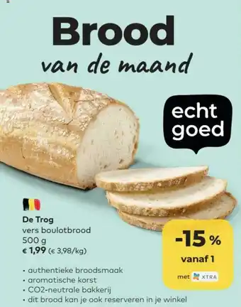 De Trog vers boulotbrood 500g