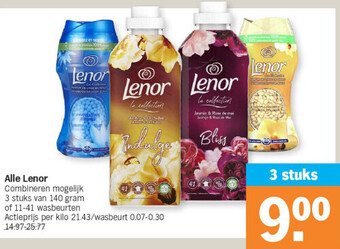 Albert Heijn Alle lenor aanbieding