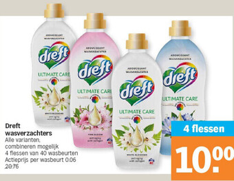 Albert Heijn Dreft wasverzachters aanbieding