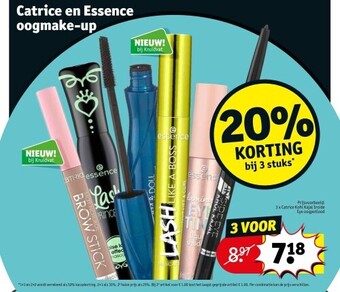 Kruidvat Catrice en essence oogmake-up aanbieding