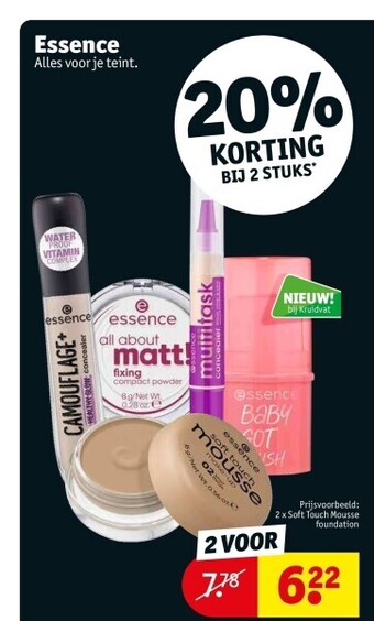 Kruidvat Essence aanbieding