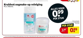 Kruidvat Kruidvat oogmake-up reiniging aanbieding