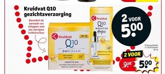 Kruidvat Kruidvat q10 gezichtsverzorging aanbieding