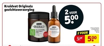 Kruidvat Kruidvat originals gezichtsverzorging aanbieding