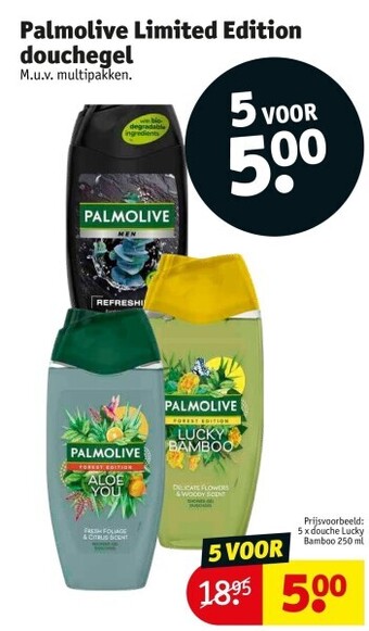 Kruidvat Palmolive limited edition douchegel aanbieding