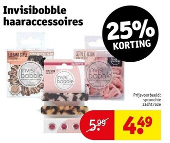 Kruidvat Invisibobble haaraccessoires aanbieding