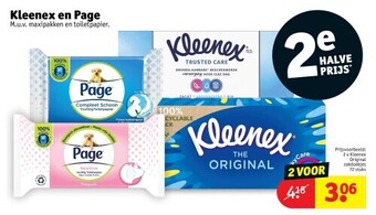 Kruidvat Kleenex en page aanbieding