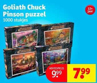 Kruidvat Goliath chuck pinson puzzel 1000 stukjes aanbieding