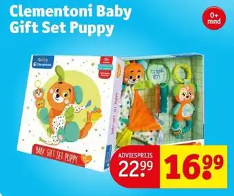 Kruidvat Clementoni baby gift set puppy aanbieding