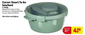 Kruidvat Curver smart to go lunchset 5-delig aanbieding