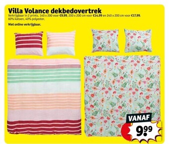 Kruidvat Villa volance dekbedovertrek aanbieding