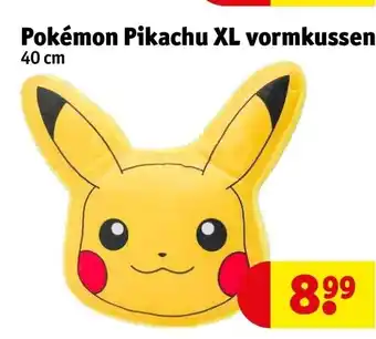 Pokémon pikachu xl vormkussen 40 cm