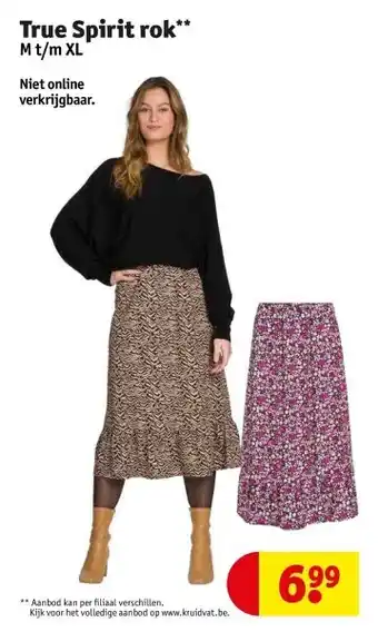 Kruidvat True spirit rok** m t/m xl aanbieding