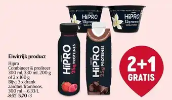Delhaize Eiwitrijk product hipro aanbieding