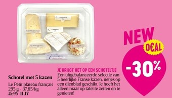 Delhaize Schotel met 5 kazen aanbieding