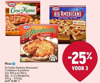 Delhaize Pizza aanbieding