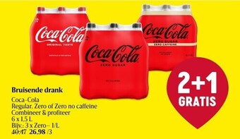 Bruisende drank coca-cola
