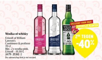 Wodka of whisky