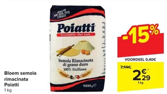 Poiatti Bloem semola rimacinata 1kg
