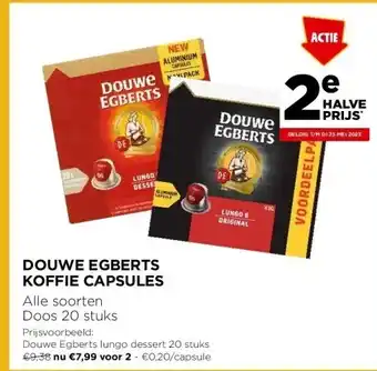 Jumbo Douwe egberts koffie capsules aanbieding