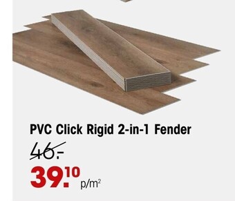 Kwantum Pvc click rigid 2-in-1 fender aanbieding