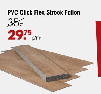 Kwantum Pvc click flex strook fallon aanbieding