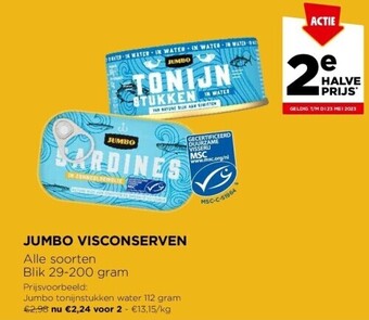 Jumbo Jumbo visconserven aanbieding