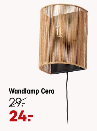 Kwantum Wandlamp cera aanbieding