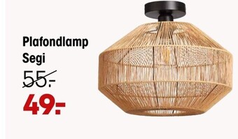 Kwantum Plafondlamp segi aanbieding