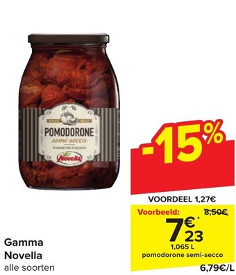 Carrefour Gamma Novella aanbieding