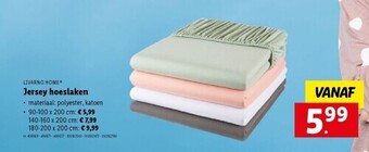 Lidl Jersey hoeslaken aanbieding