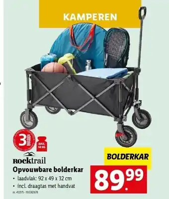 Opvouwbare bolderkar