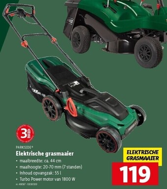 Elektrische grasmaaier
