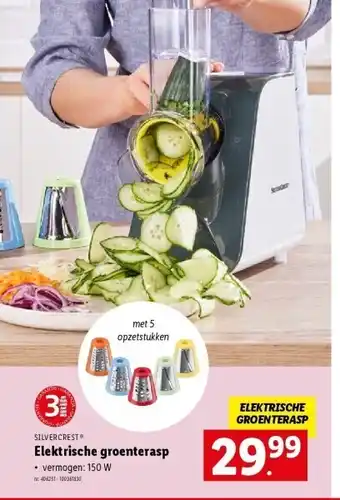 Lidl Elektrische groenterasp • vermogen: 150 w aanbieding