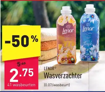 ALDI LENOR Wasverzachter 41 wasbeurten aanbieding