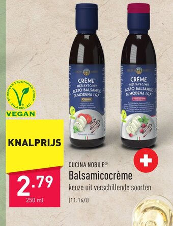 ALDI CUCINA NOBILE Balsamicocrème 250ml aanbieding