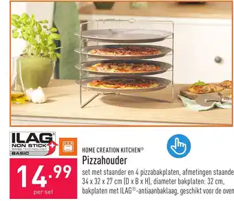 ALDI HOME CREATION KITCHEN Pizzahouder per set aanbieding