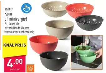 KOZIOL Kom of minivergiet