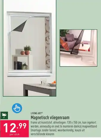 ALDI LIVING ART Magnetisch vliegenraam per stuk aanbieding