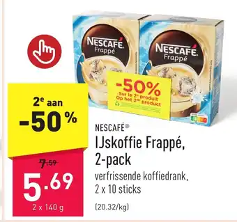 ALDI NESCAFÉ IJskoffie Frappé, 2-pack aanbieding