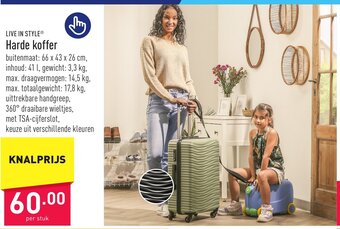 ALDI LIVE IN STYLE Harde koffer aanbieding
