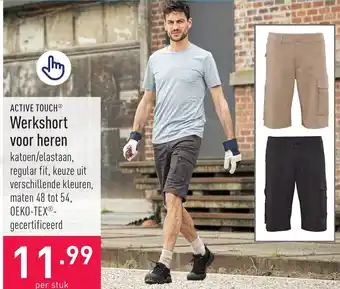 ALDI ACTIVE TOUCHⓇ Werkshort voor heren aanbieding