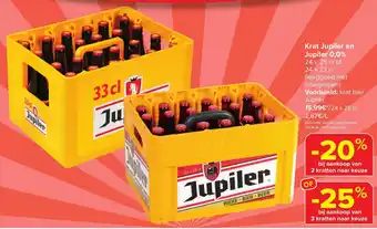 Carrefour Market Krat Jupiler en Jupiler aanbieding