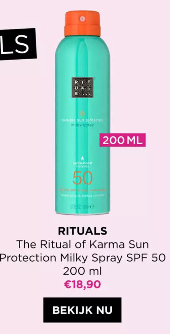 RITUALS The Ritual of Karma Sun Protection Milky Spray SPF 50 200ml