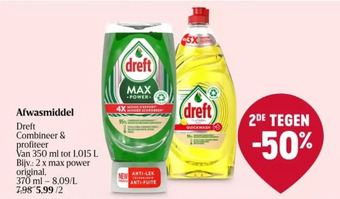 Delhaize Afwasmiddel dreft aanbieding