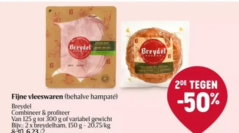 Delhaize Fijne vleeswaren aanbieding