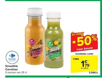 Carrefour Smoothie carrefour aanbieding