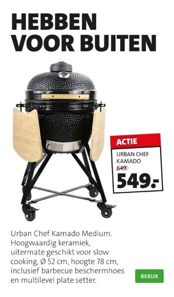 Intratuin Urban chef kamado medium aanbieding