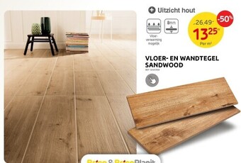 Brico Vloer- en wandtegel sandwood aanbieding